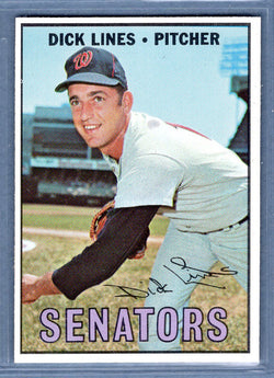 1967 Topps #273 Dick Lines EX-MT  GO510