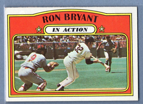 1972 Topps #186 Ron Bryant IA Ex-Nm