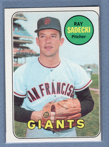 1969 Topps #125 Ray Sadecki (a) EX-MT  GOWAYY