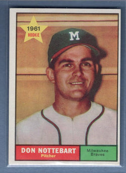 1961 Topps #29 Don Nottebart EX   GO269
