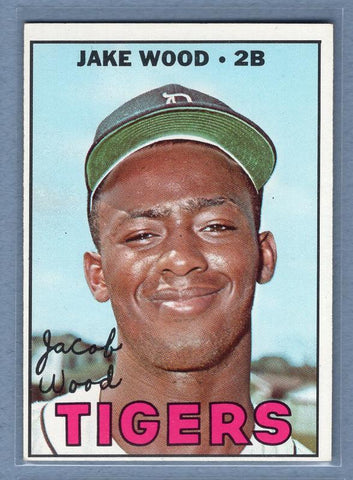 1967 Topps #394 Jake Wood EX   GO50B