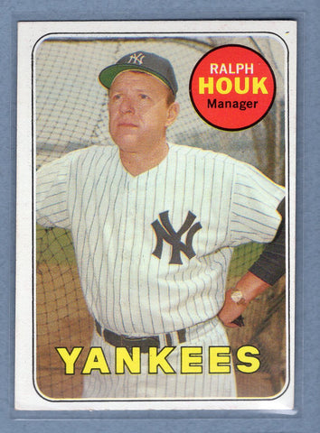1969 Topps #447 Ralph Houk(c) EX-MT  GO850