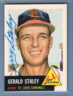 1991 Topps Archives #56 Gerry Staley Autograph Auto signed