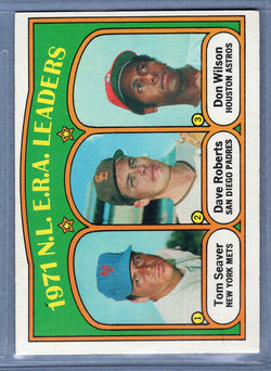 1972 Topps #91 NL ERA Leaders Seaver (b) EX-MT  GO544