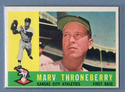 1960 Topps #436 Marv Throneberry EX   GO255