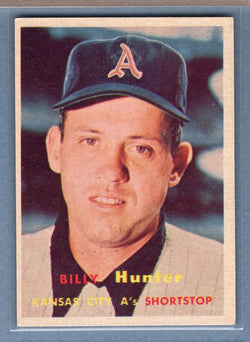 1957 Topps #207 Billy Hunter(a) EX  GO188