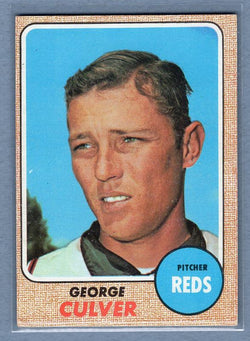 1968 Topps #319 George Culver EX  GO534