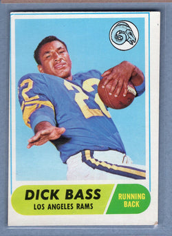 1968 Topps #2 Dick Bass (a) VG-EX  GO207