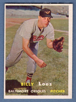 1957 Topps #244 Billy Loes EX  GO215