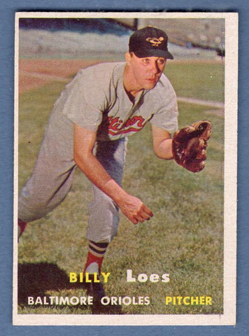 1957 Topps #244 Billy Loes EX  GO215