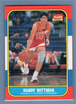 1986 Fleer #127 Randy Wittman (1) EX-MT