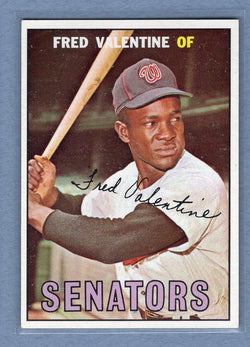 1967 Topps #64 Fred Valentine EX-MT  GO225