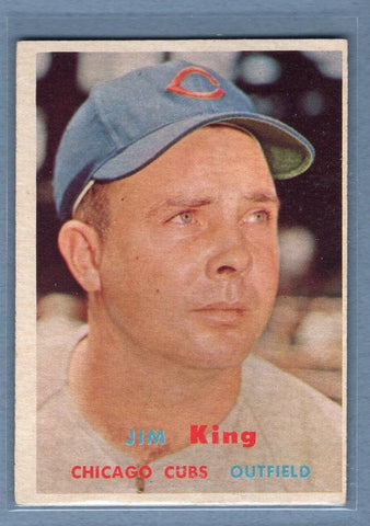 1957 Topps #186 Jim King VG-EX     GO80