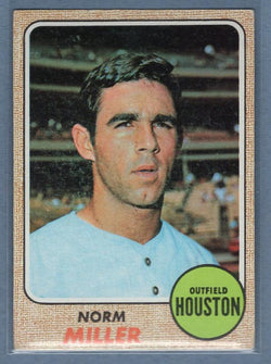 1968 Topps 161 Norm Miller VG-EX SET BREAK