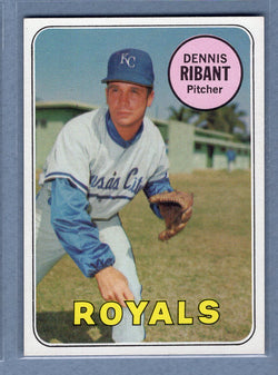 1969 Topps #463 Dennis Ribant  EX-MT  GO700