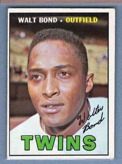 1967 Topps #224 Walt Bond EX  GO215