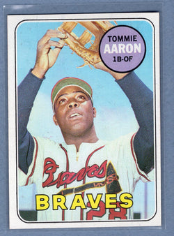 1969 Topps #128 Tommie Aaron (a) EX-MT  GOWAYY
