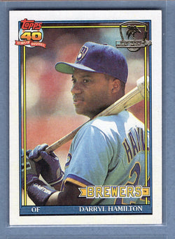 1991 Topps Desert Shield #781 Darryl Hamilton  NM  GO625