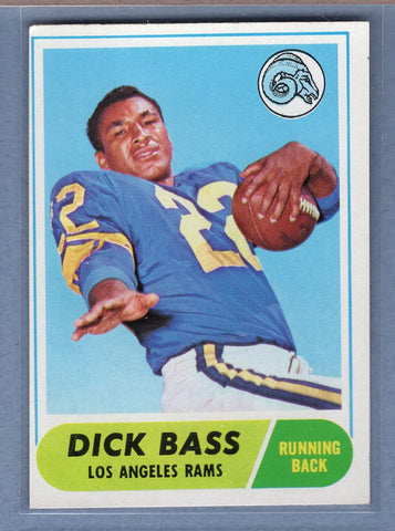 1968 Topps #2 Dick Bass (c) EX  GO207