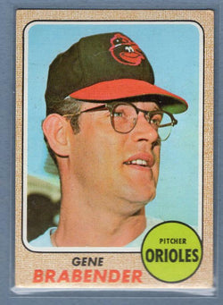1968 Topps 163 Gene Brabender VG-EX SET BREAK