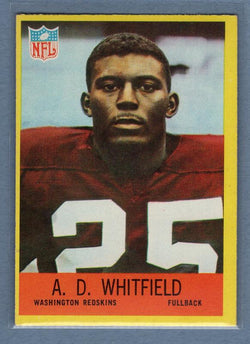 1967 Philadelphia #191 A.D. Whitfield EX GO73