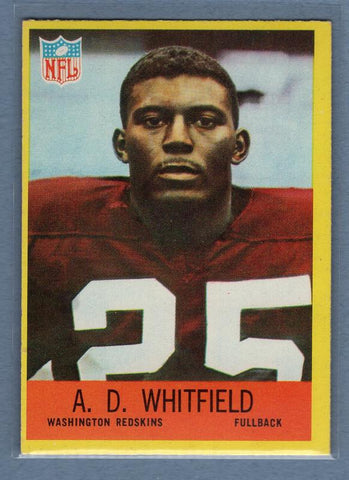1967 Philadelphia #191 A.D. Whitfield EX GO73