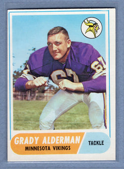 1968 Topps #3 Grady Alderman (a) EX  GO207