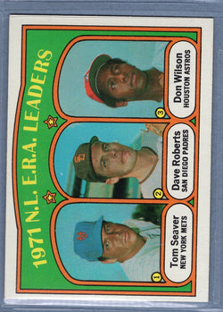 1972 Topps #91 NL ERA Leaders Seaver (f) EX-MT  GO544
