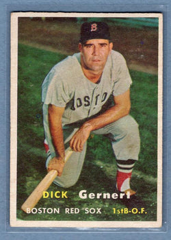 1957 Topps #202 Dick Gernert VG-EX     GO80
