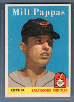 1958 Topps #457 Milt Pappas (R) EX  GO401