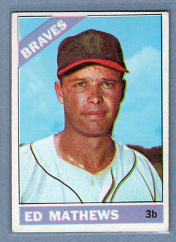 1966 Topps #200 Eddie Mathews (HOF) EX  GO301