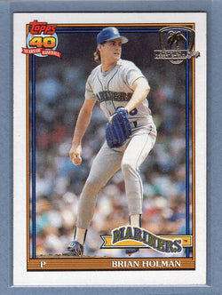 1991 Topps Desert Shield #458 Brian Holman  NM  GO500