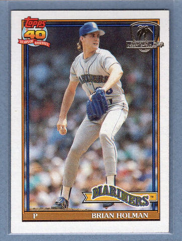 1991 Topps Desert Shield #458 Brian Holman  NM  GO500