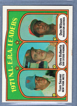 1972 Topps #91 NL ERA Leaders Seaver (h) EX-MT  GO544