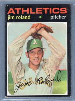 1971 Topps #642 Jim Roland  EX  SB1