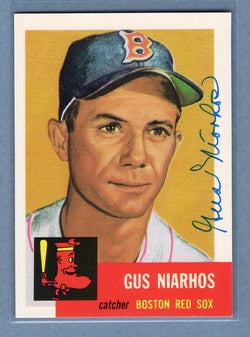 1991 Topps Archives #63 Gus Niarhos Autograph Auto signed