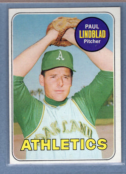 1969 Topps #449 Paul Lindblad(b) EX-MT  GO850