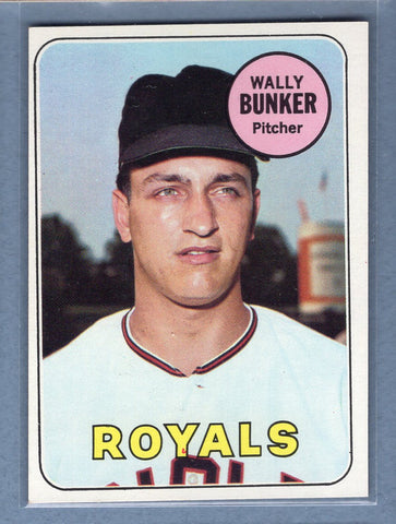 1969 Topps #137 Wally Bunker (f) EX-MT  GOWABB