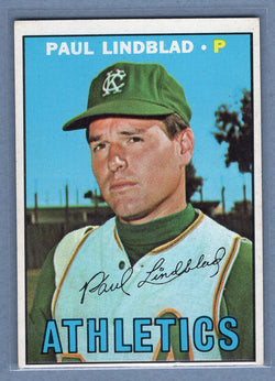 1967 Topps #227 Paul Lindblad EX  GO215