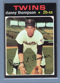 1971 Topps #127 Danny Thompson (b) EX  GO950
