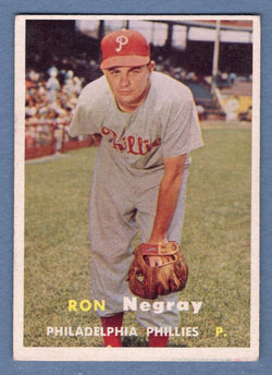 1957 Topps #254 Ron Negray VG-EX  GO215