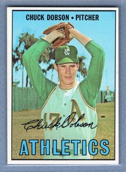 1967 Topps #438 Chuck Dobson EX-MT    GO323