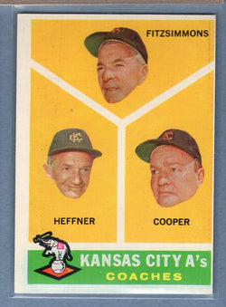 1960 Topps #462 A's Coaches EX  GO41