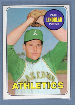 1969 Topps #449 Paul Lindblad(d) EX-MT  GO850