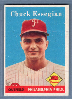 1958 Topps #460 Chuck Essigian EX  GO401