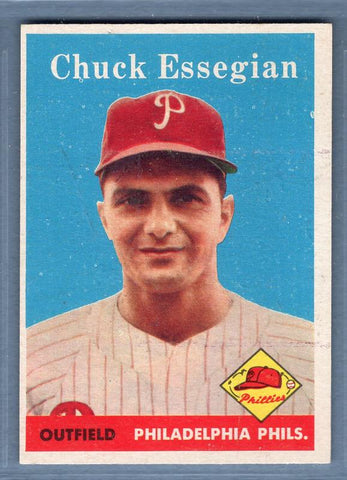 1958 Topps #460 Chuck Essigian EX  GO401