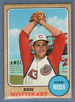 1968 Topps 171 Don Nottebart VG-EX SET BREAK
