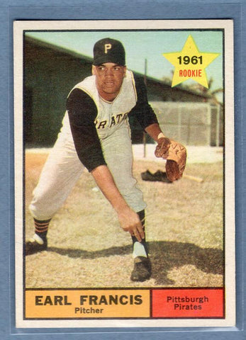 1961 Topps #54 Earl Francis EX   GO269