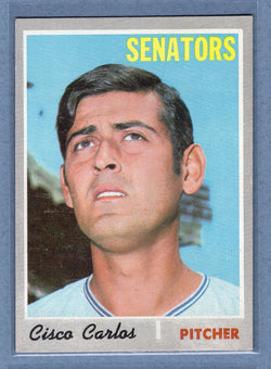 1970 Topps #487 Cisco Carlos  EX-MT  GO450