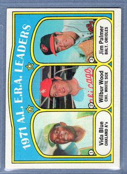 1972 Topps #92 AL ERA Leaders Palmer (C) EX-MT  GO544